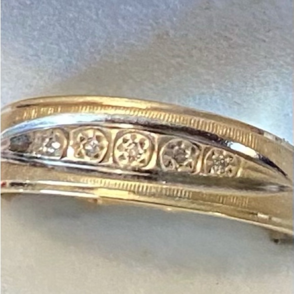 Diamond Yellow Gold Ring
